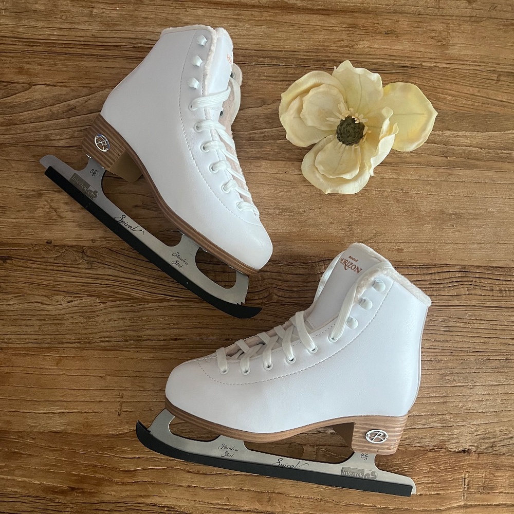 Reidell Jr Horizon Ice Figure Skates Sz 3 - Picture 3 of 16
